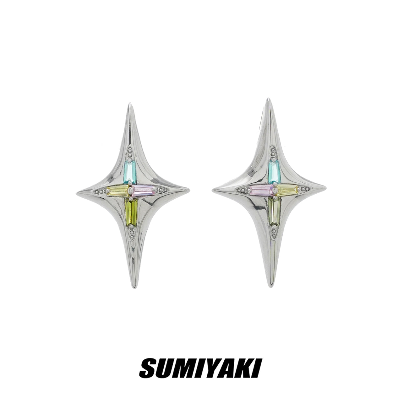 捂紧钱包再进！SUMIYAKI原创星体耳环新款星芒耳夹设计感甜酷耳饰