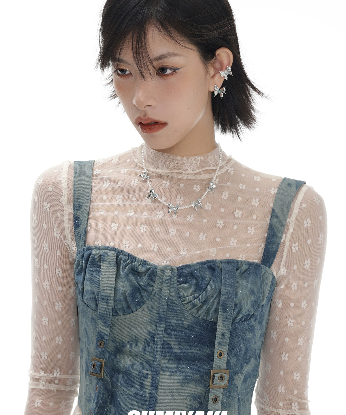 蝴蝶回归！SUMIYAKI原创设计异度蝴蝶系列银针耳环女小众气质耳钉