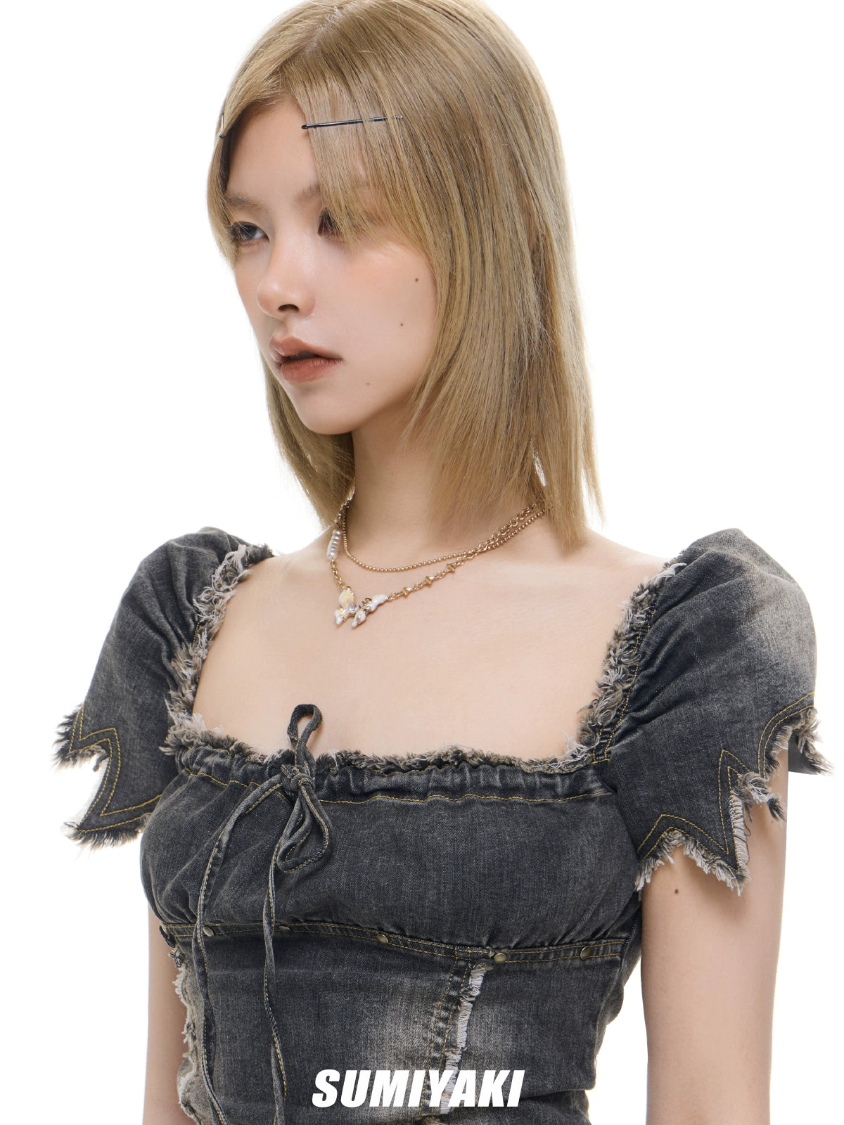 接住招财的蝴蝶玄学 ! SUMIYAKI 蝴蝶锁骨链珍珠项链小众高级感女