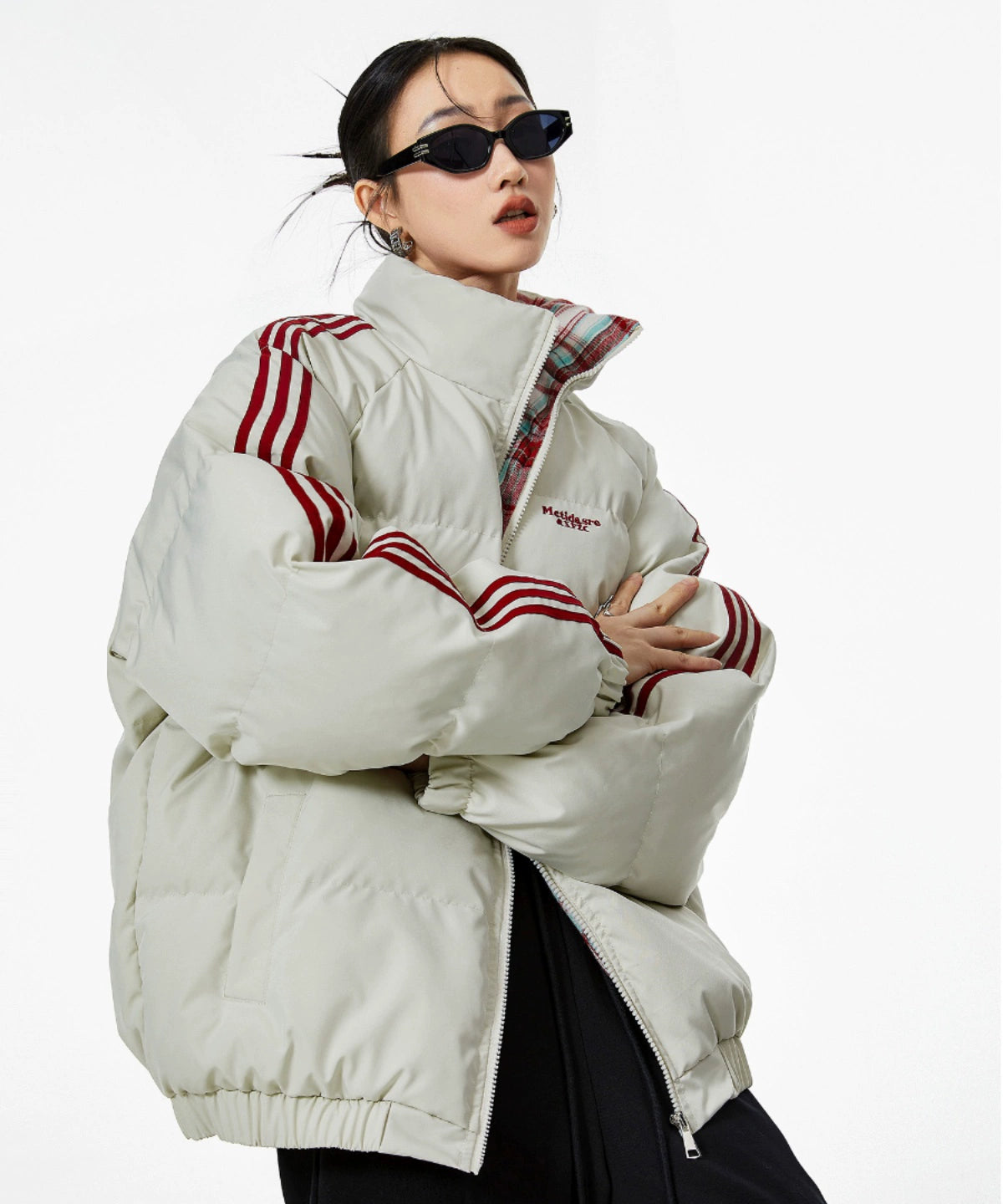 ICH MODE 美式复古棉服女冬季保暖加厚棉袄夹棉外套棉衣2025新款