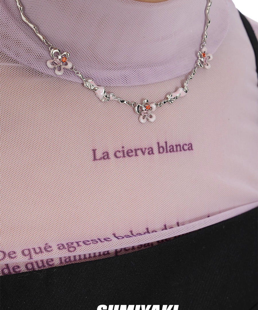 蹲好了！SUMIYAKI 送你一朵小红花 原创气质百搭个性小众项链女