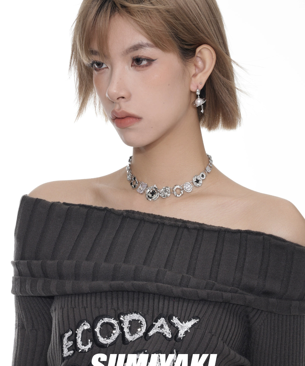 超美！SUMIYAKI 原创陀螺飞碟珍珠耳环轻奢高级感女小众设计耳饰