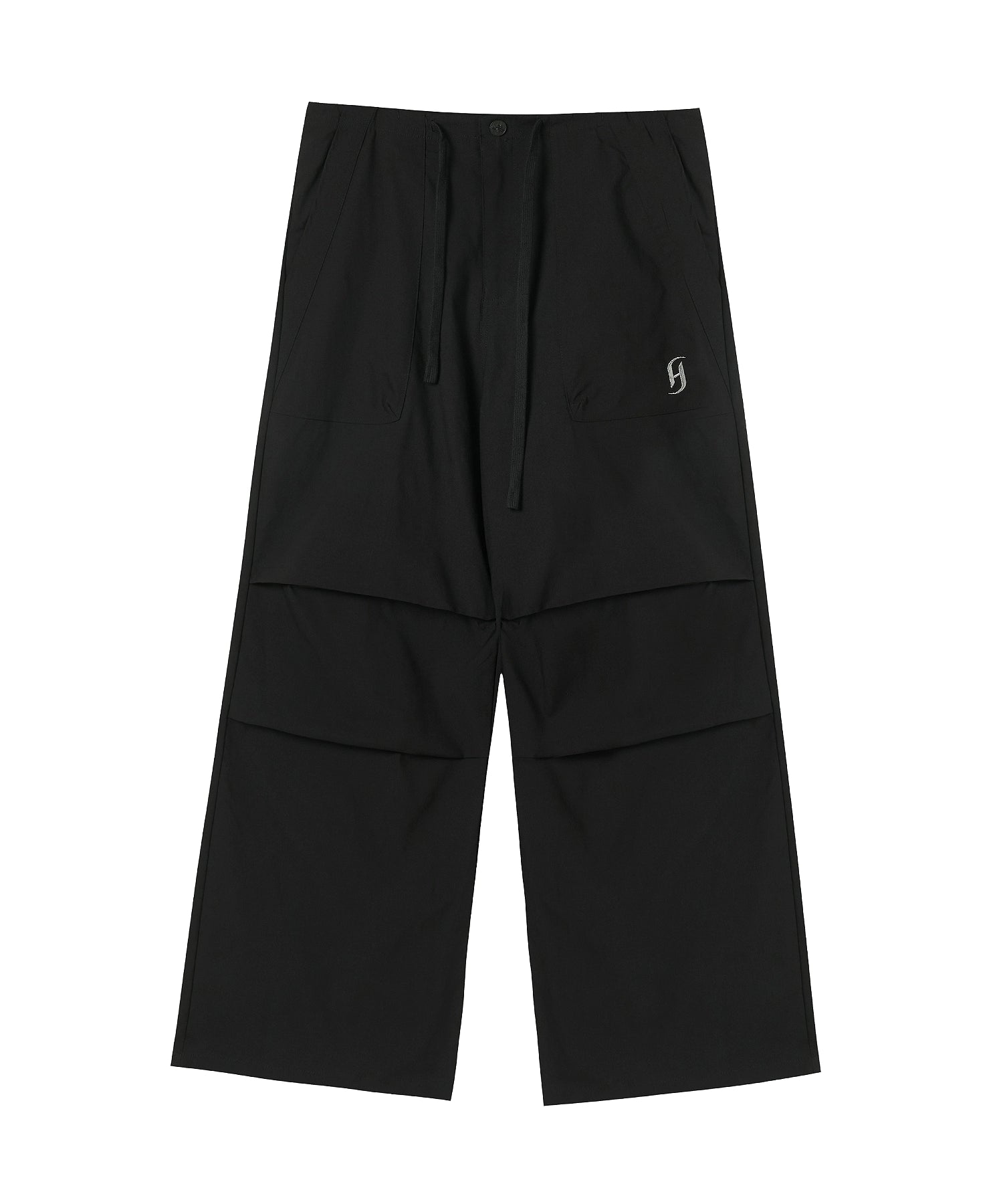 【限时特价】JHYQ春秋美式褶皱伞兵工装裤男潮牌宽松可束脚休闲裤