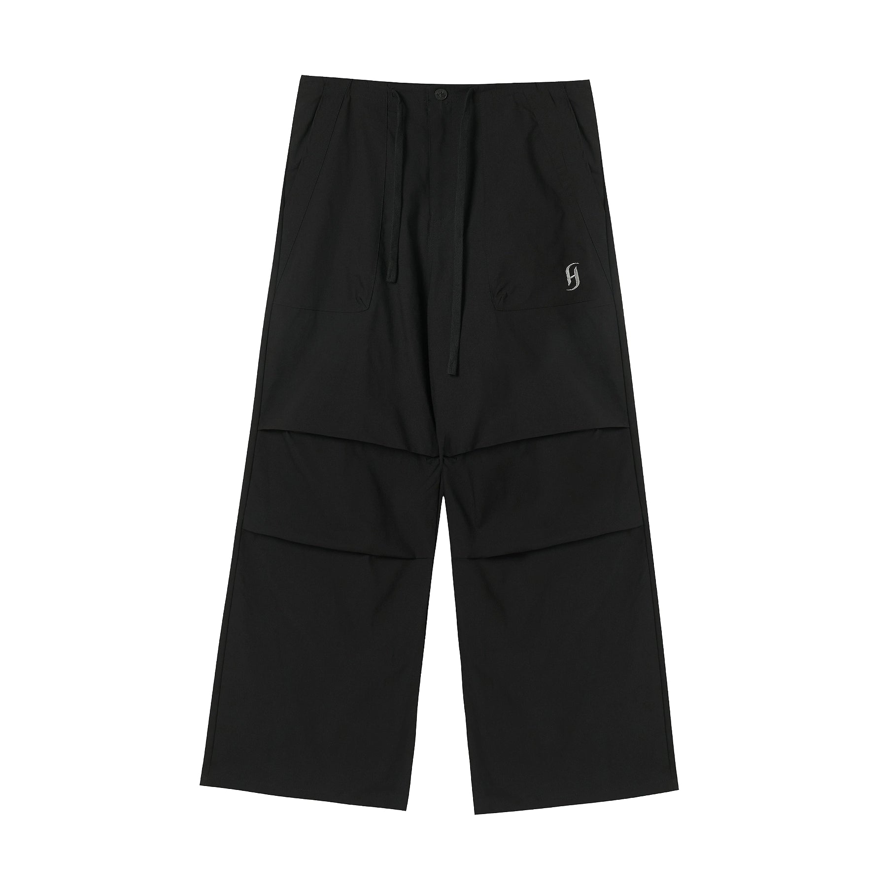 【限时特价】JHYQ春秋美式褶皱伞兵工装裤男潮牌宽松可束脚休闲裤