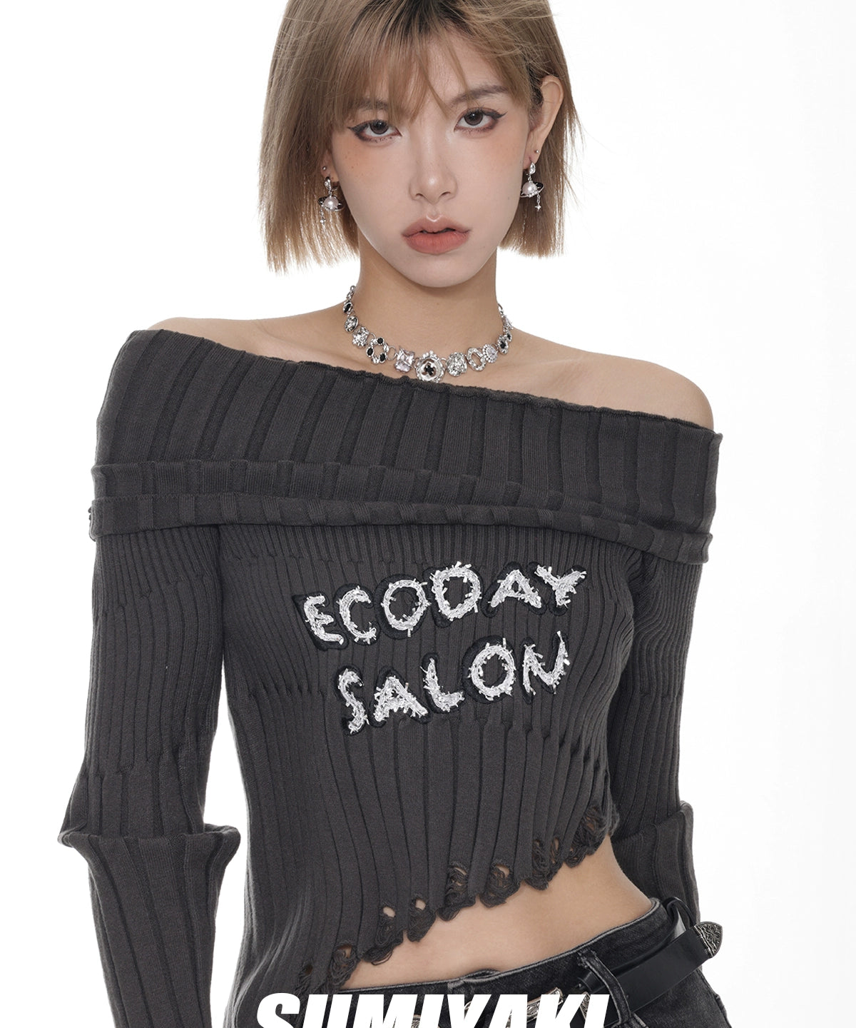 超美！SUMIYAKI 原创陀螺飞碟珍珠耳环轻奢高级感女小众设计耳饰