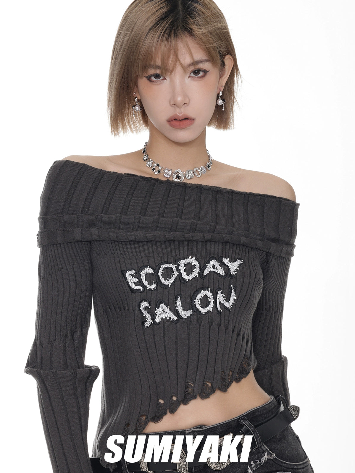 超美！SUMIYAKI 原创陀螺飞碟珍珠耳环轻奢高级感女小众设计耳饰