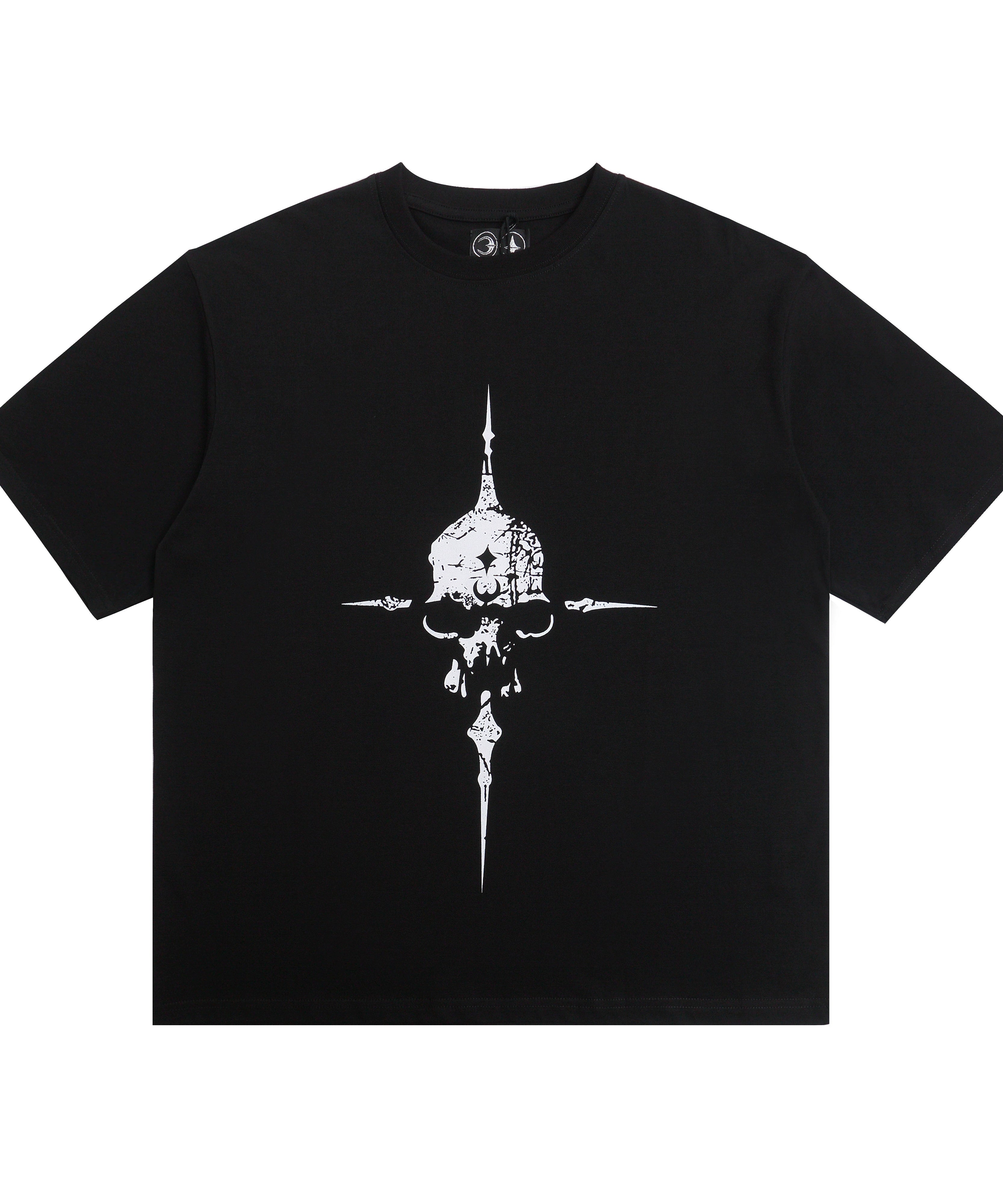 小众潮牌THUG CLUB印花短袖宽松百搭设计感半袖2025新款上衣潮ins