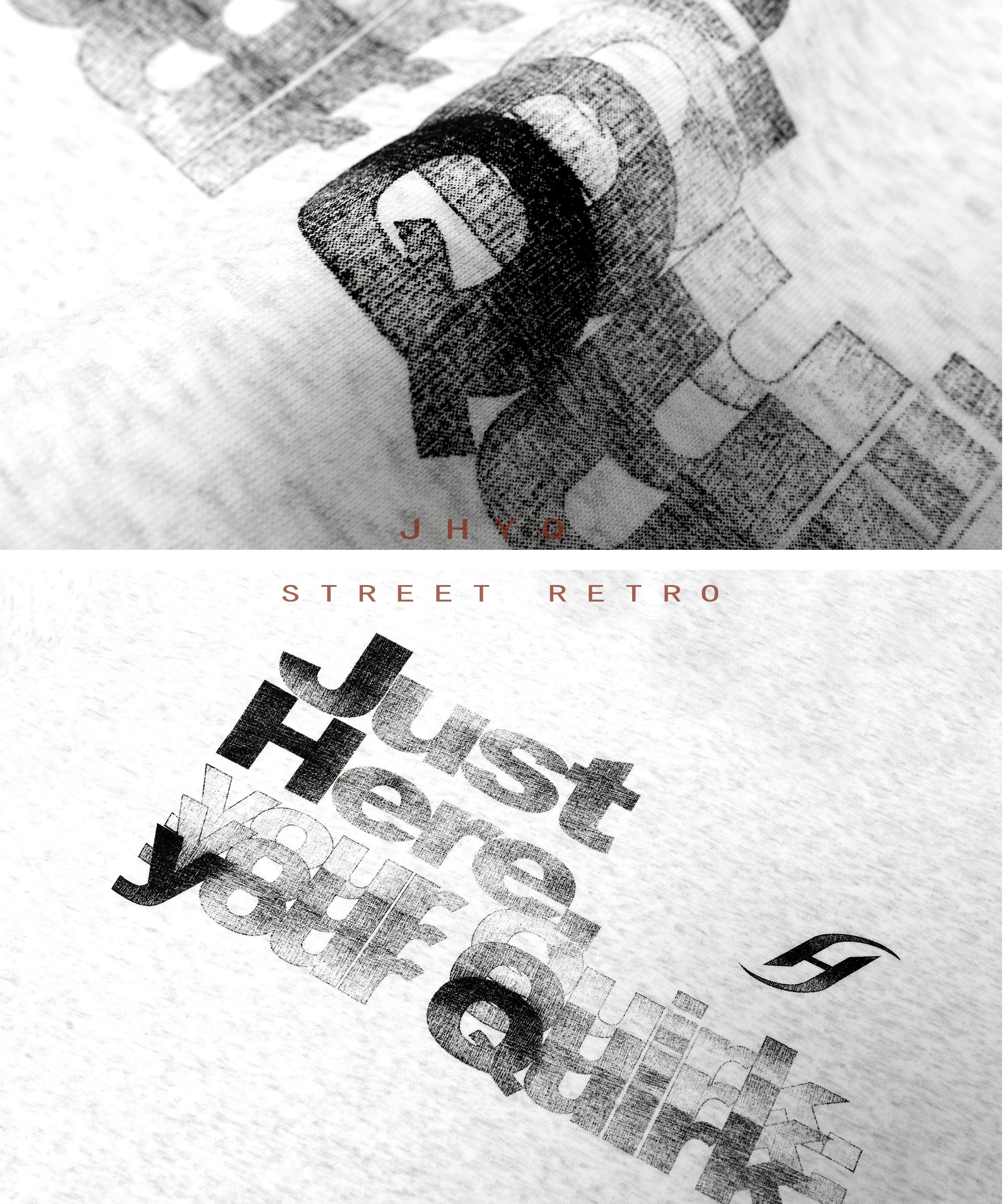 【就在这里，你的怪癖】JHYQ印花创意连帽卫衣男宽松情侣帽衫外套