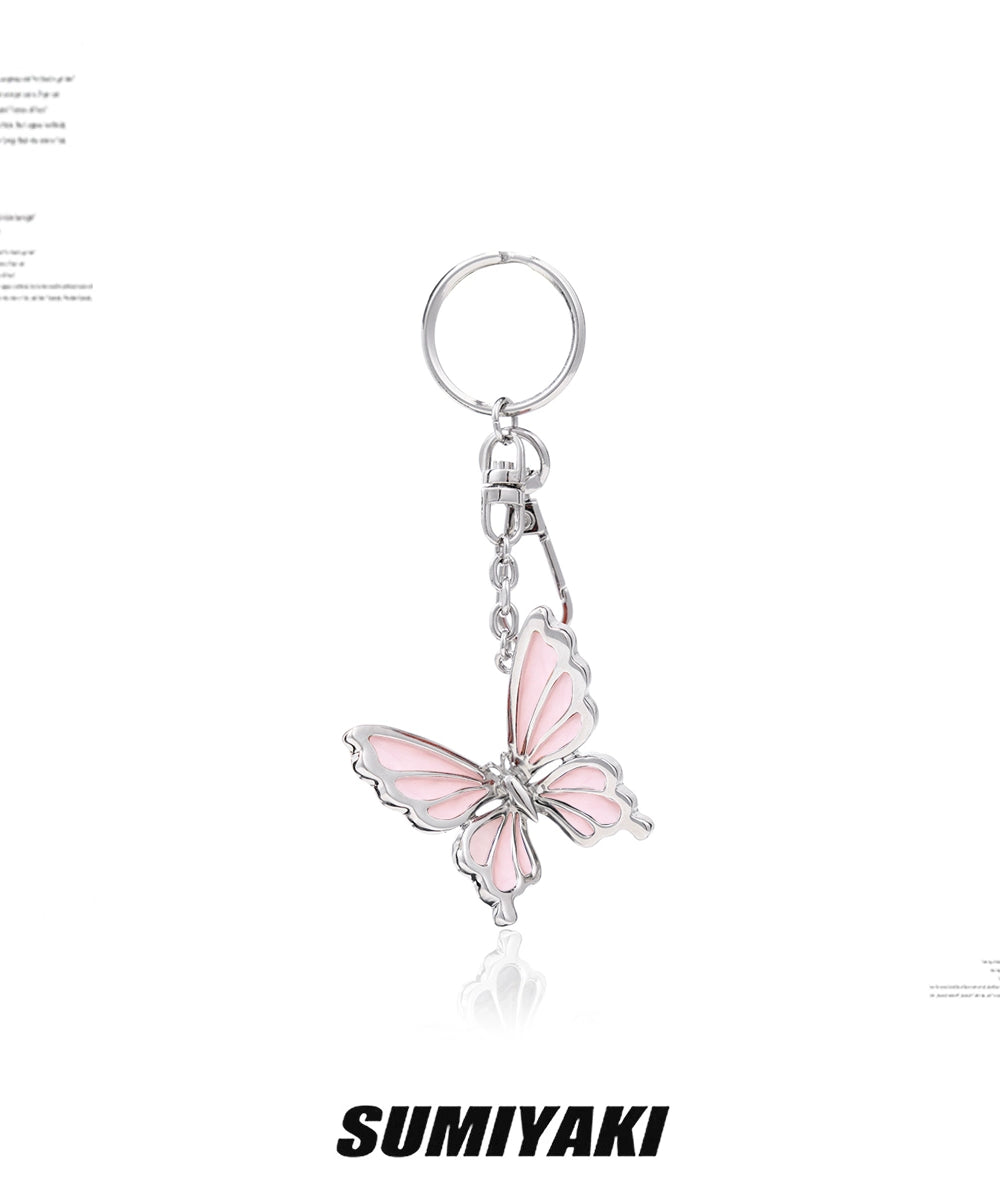 直接封神的破茧蝴蝶钥匙扣！SUMIYAKI 包包挂件小众设计钥匙扣