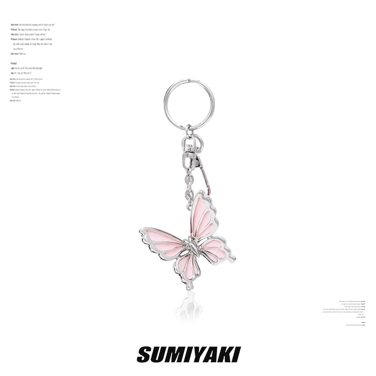 直接封神的破茧蝴蝶钥匙扣！SUMIYAKI 包包挂件小众设计钥匙扣