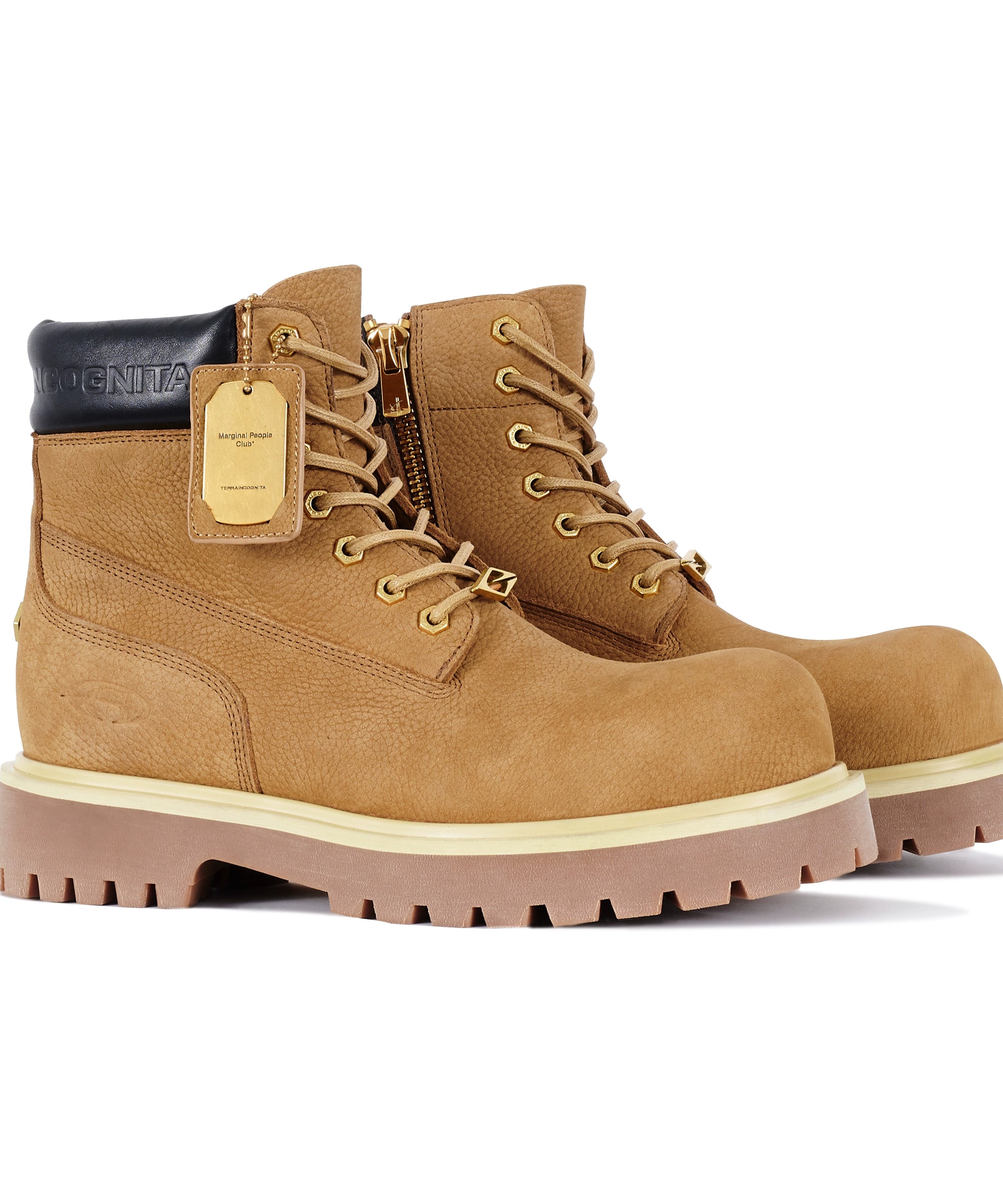 明星同款牛皮特质香厚底大黄靴马丁靴户外百搭秋冬TERRAINCOGNITA