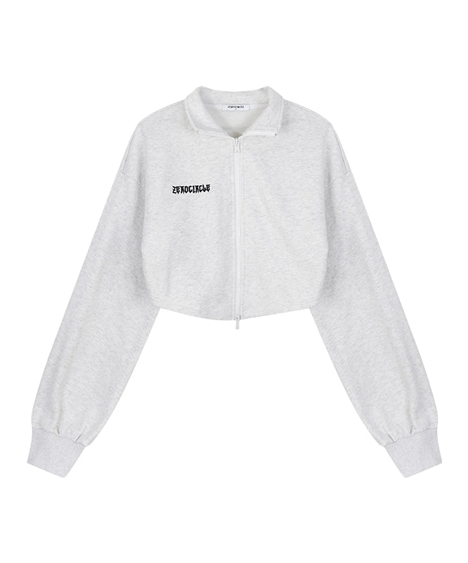 野生zerocircle咖色短款卫衣套装女春季外套显瘦宽松运动休闲裤子