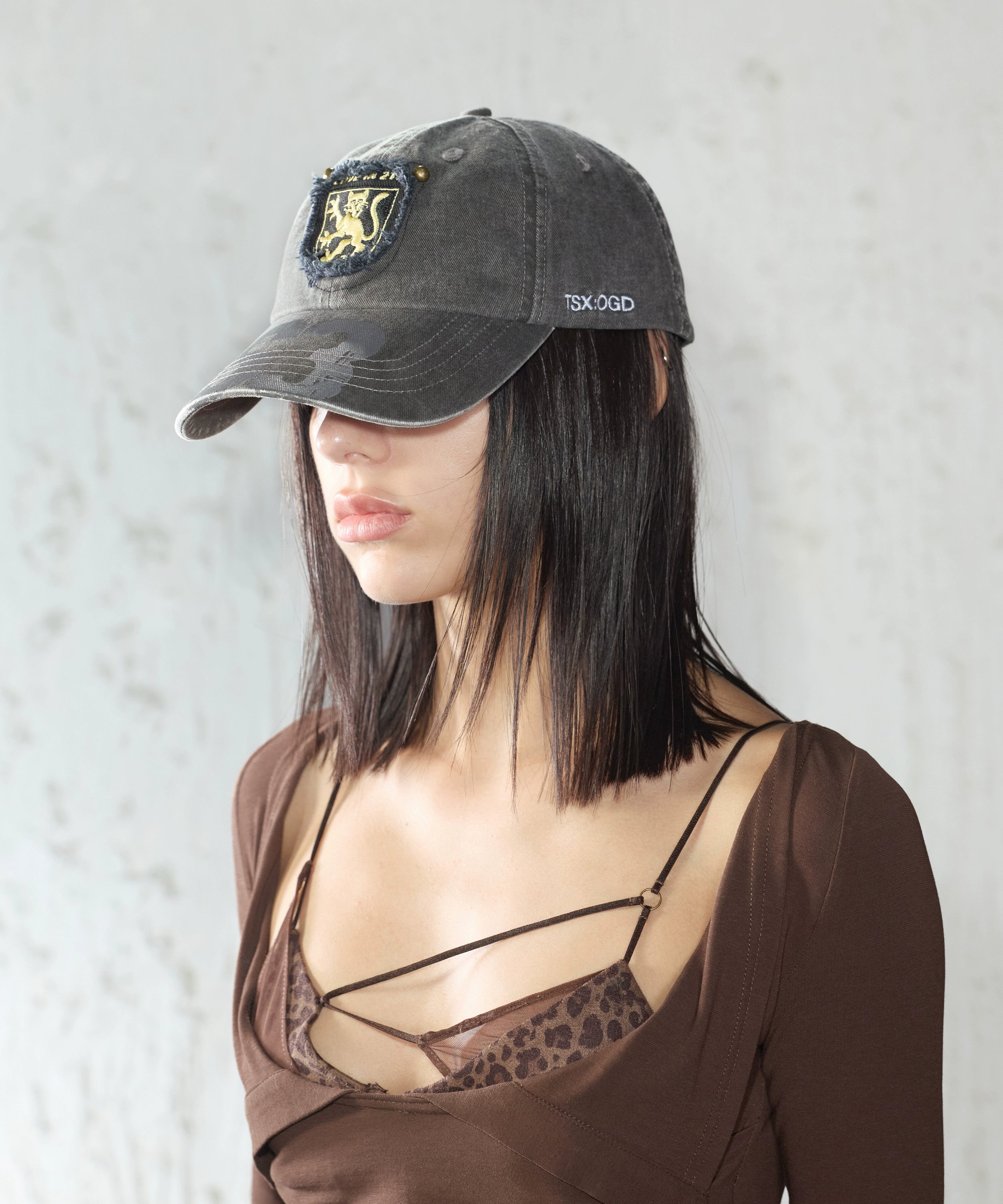 2th Desire原创美式复古设计字母印花刺绣高街休闲棒球鸭舌帽帽子