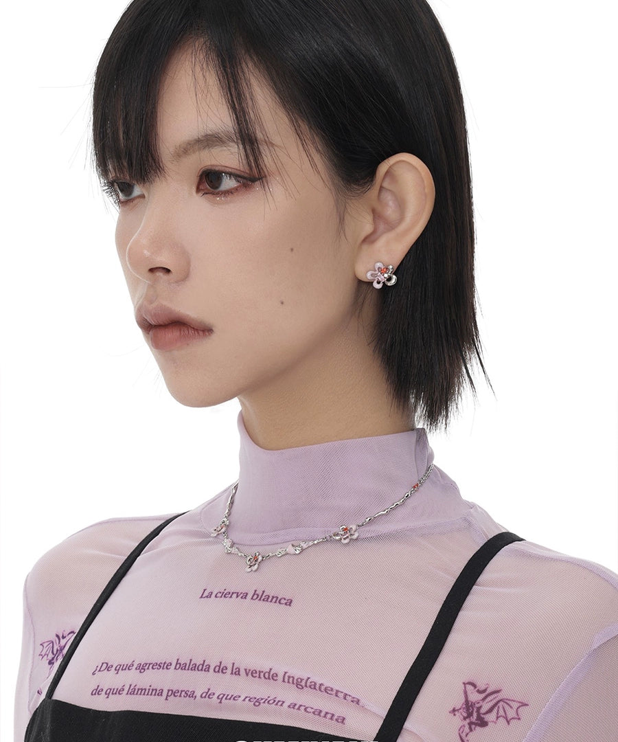 蹲好了！SUMIYAKI 送你一朵小红花 原创气质百搭个性小众项链女