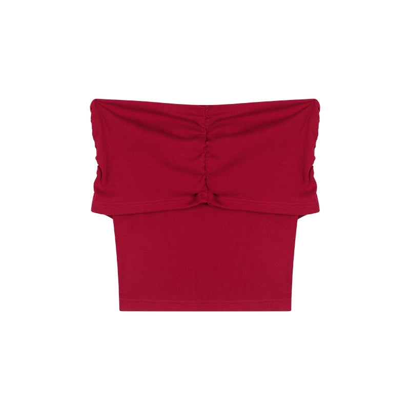 野生zerocircle辣妹高级感套装裙女夏季修身一字肩上衣包臀长裙子