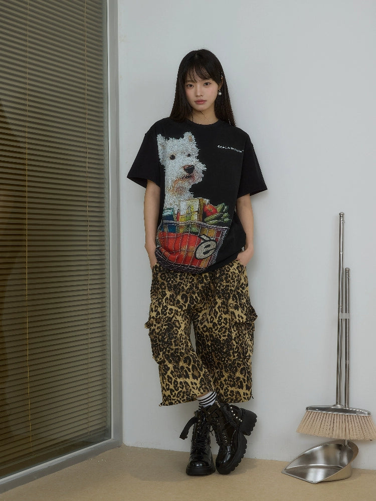 “西高弟弟”｜eeee小众趣味感西高小狗T恤原创设计感短袖夏25SS