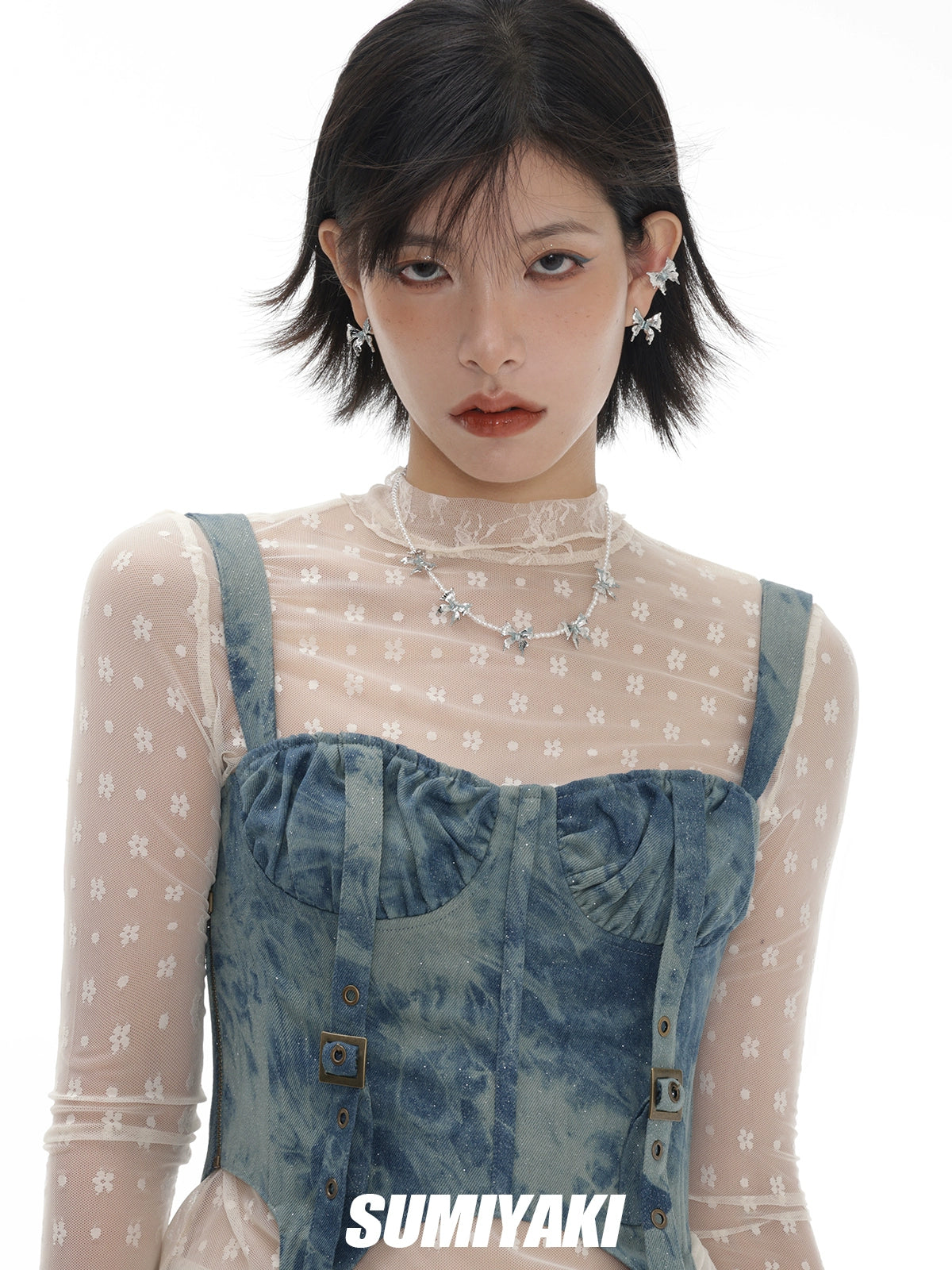 蝴蝶回归！SUMIYAKI原创设计异度蝴蝶系列银针耳环女小众气质耳钉