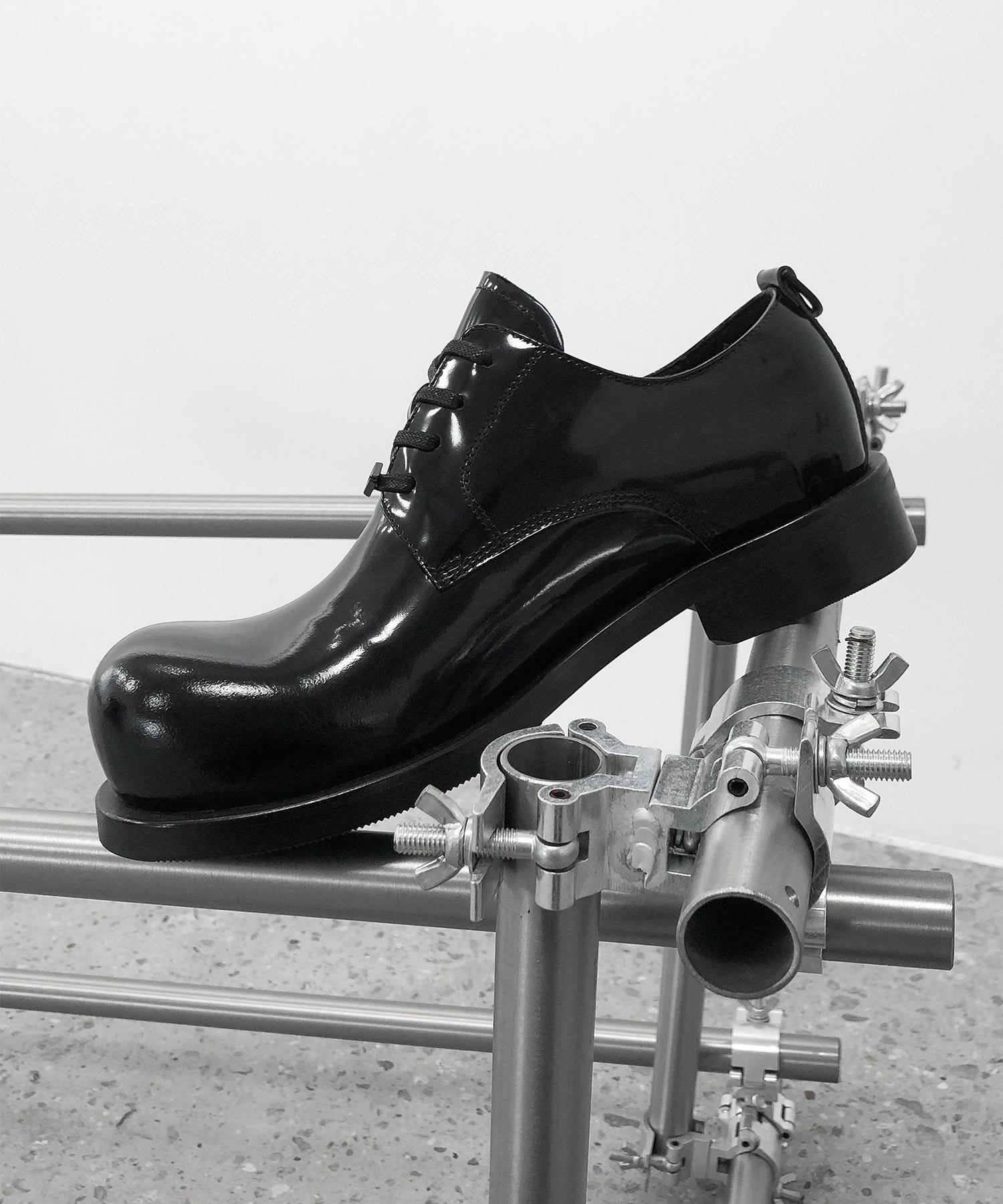 漆皮圆翘头米奇德比真皮皮鞋休闲百搭特质香底TERRAINCOGNITA