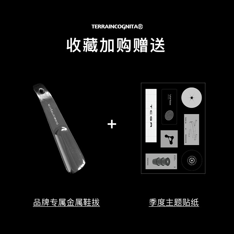 压纹拼接反光D扣通勤德比鞋增高休闲头层牛皮TERRAINCOGNITA