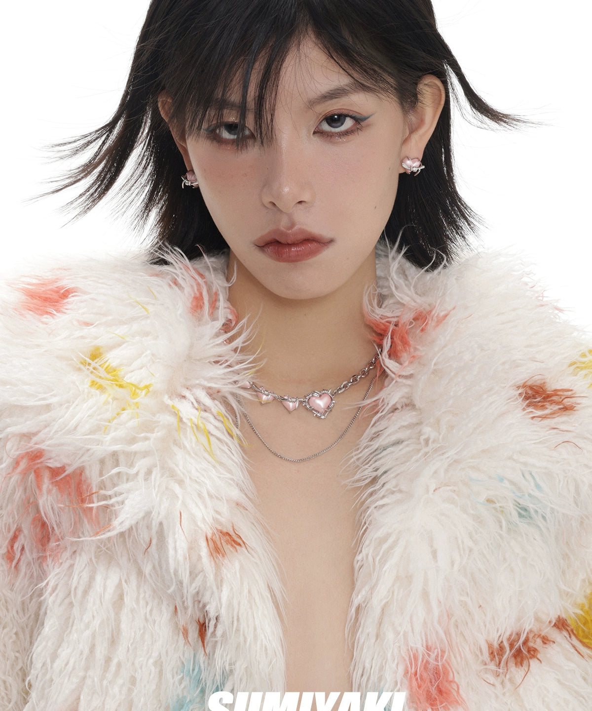 气球耳环！SUMIYAKI原创告白气球系列耳环女立体气球爱心粉色耳饰