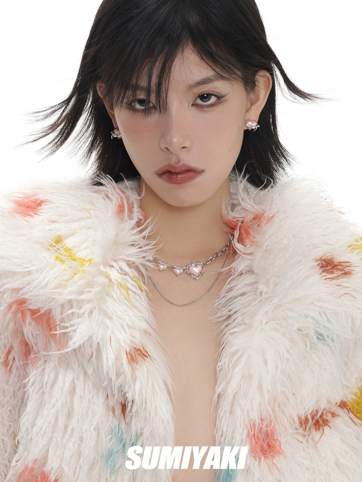 气球耳环！SUMIYAKI原创告白气球系列耳环女立体气球爱心粉色耳饰