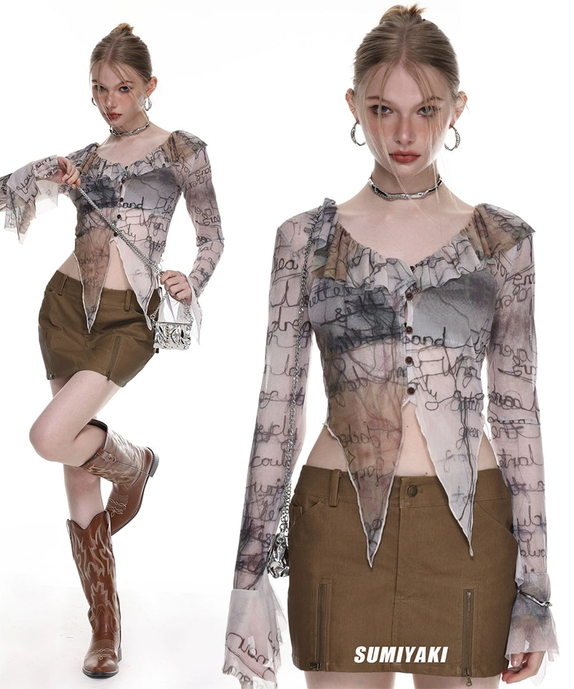 限量！SUMIYAKI原创液态金属褶皱mini口红包包小众设计身体配饰