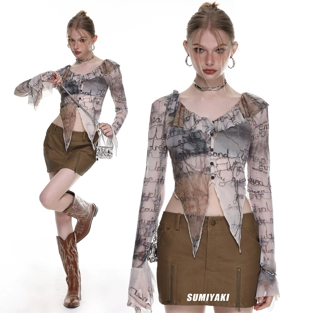 限量！SUMIYAKI原创液态金属褶皱mini口红包包小众设计身体配饰