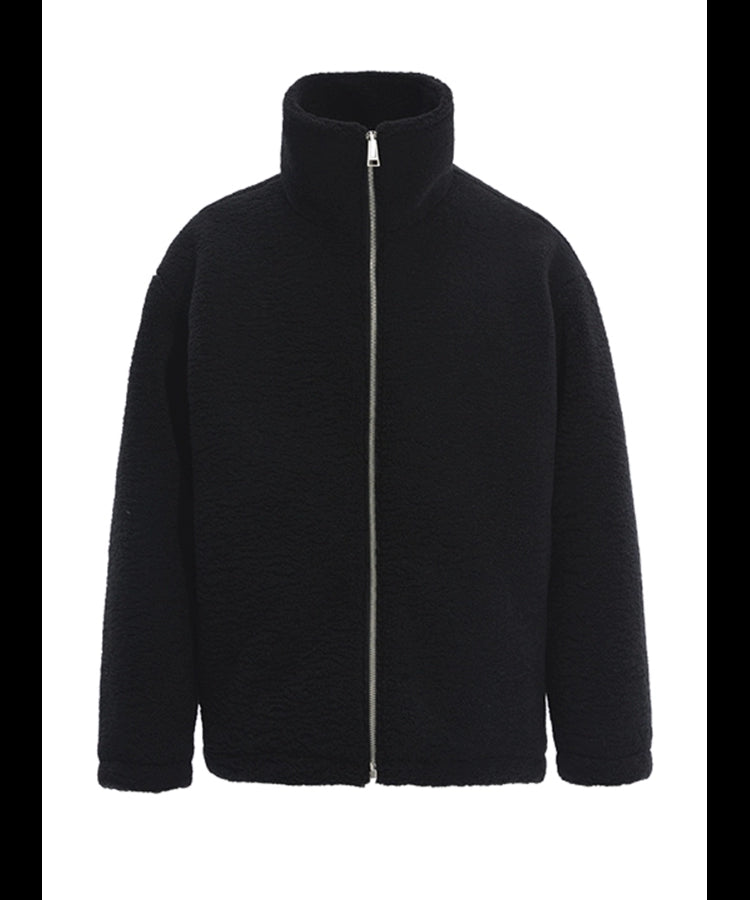 潮WOO专属TERRAINCOGNITA秋冬保暖重磅羊羔绒立领夹克防寒外套男