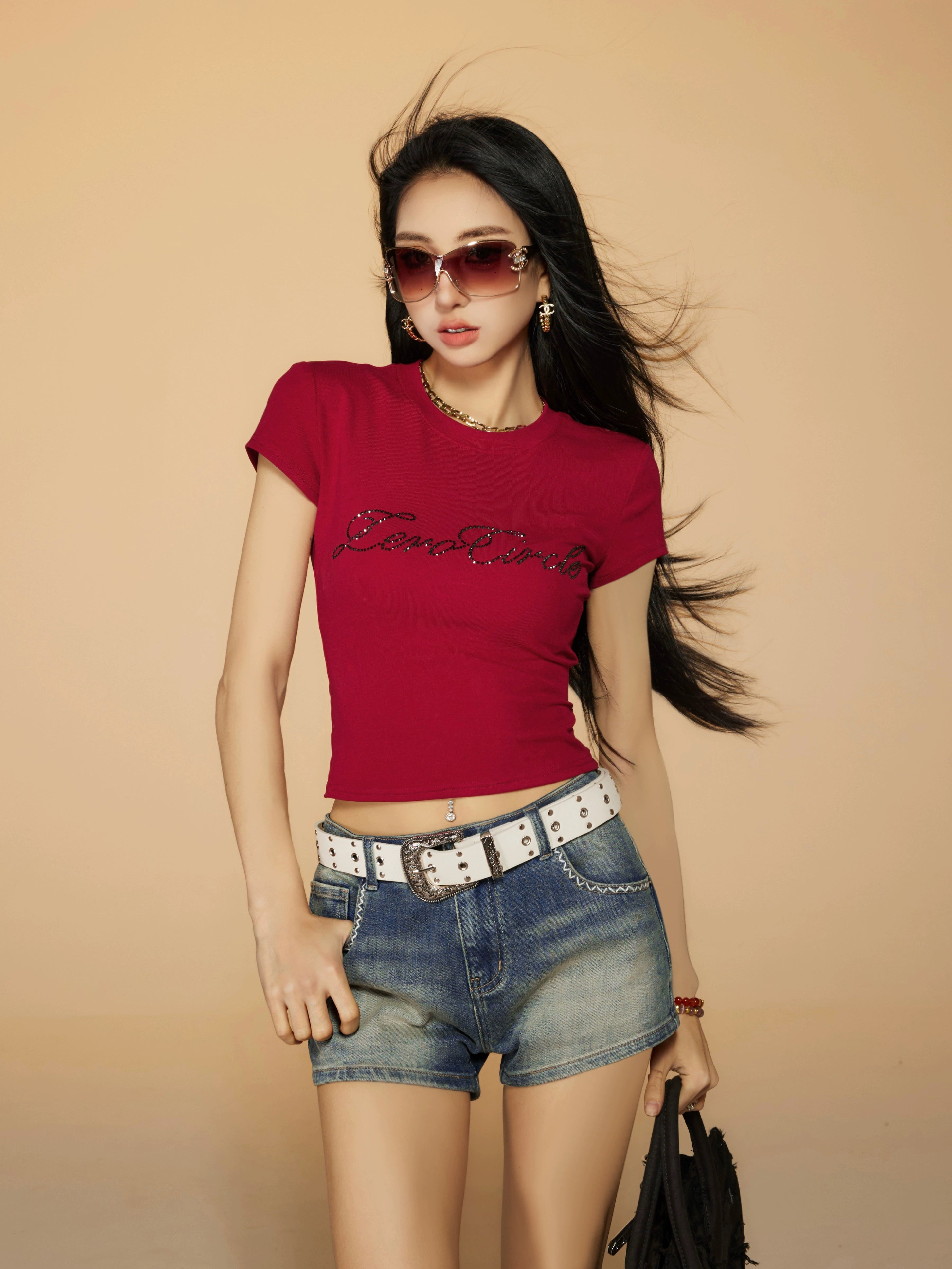 野生zerocircle白色腰带女高级设计感小众装饰配裙子百搭松紧皮带