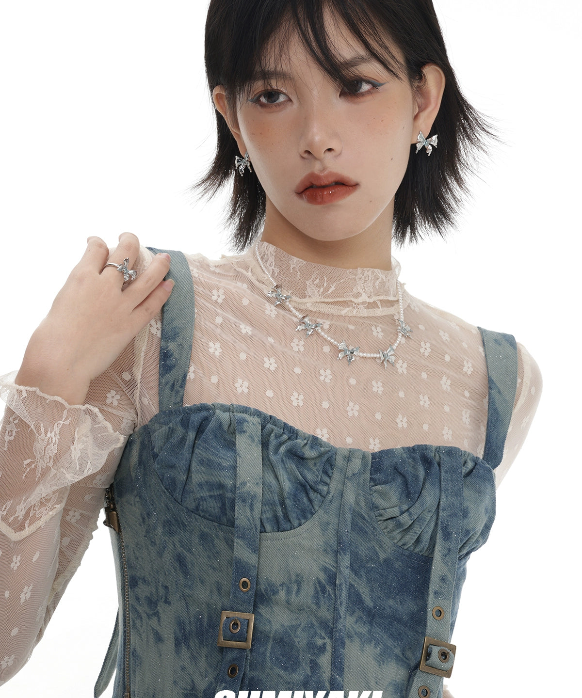 蝴蝶回归！SUMIYAKI原创设计异度蝴蝶系列银针耳环女小众气质耳钉