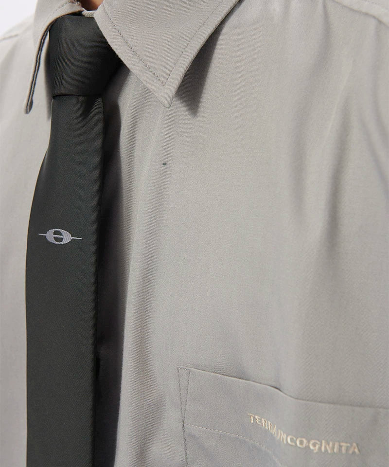 郑润泽同款高质感定织懒人拉链领带百搭休闲男女TERRAINCOGNITA