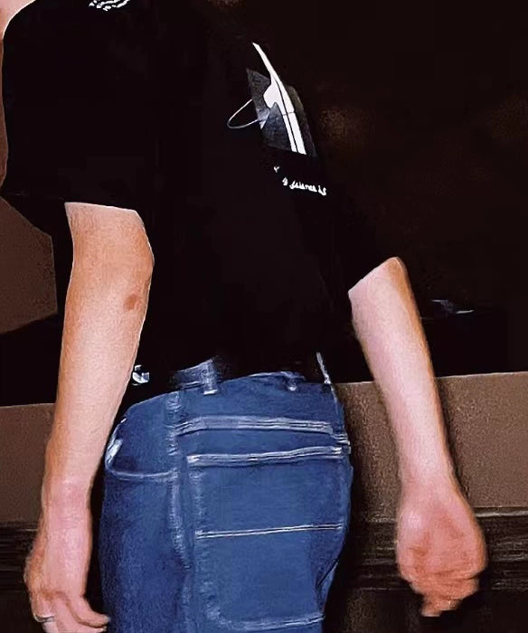 宽松舒适百搭休闲短袖3m反光主题直喷印花T恤男女TERRAINCOGNITA