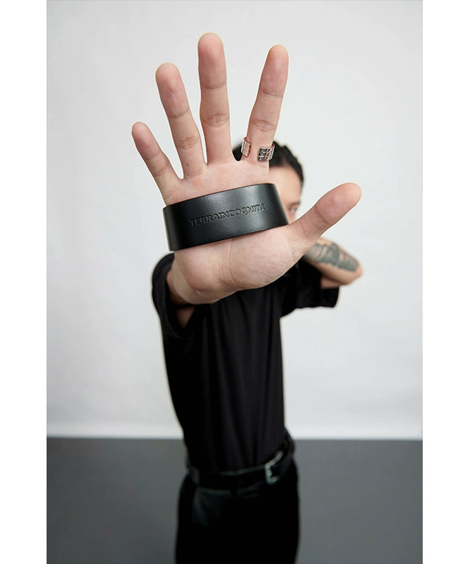 G系列金属银扣复古意大利进口牛皮真皮腰带百搭TERRAINCOGNITA