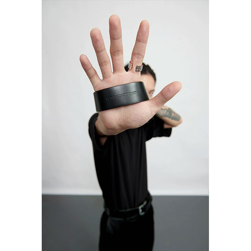 G系列金属银扣复古意大利进口牛皮真皮腰带百搭TERRAINCOGNITA