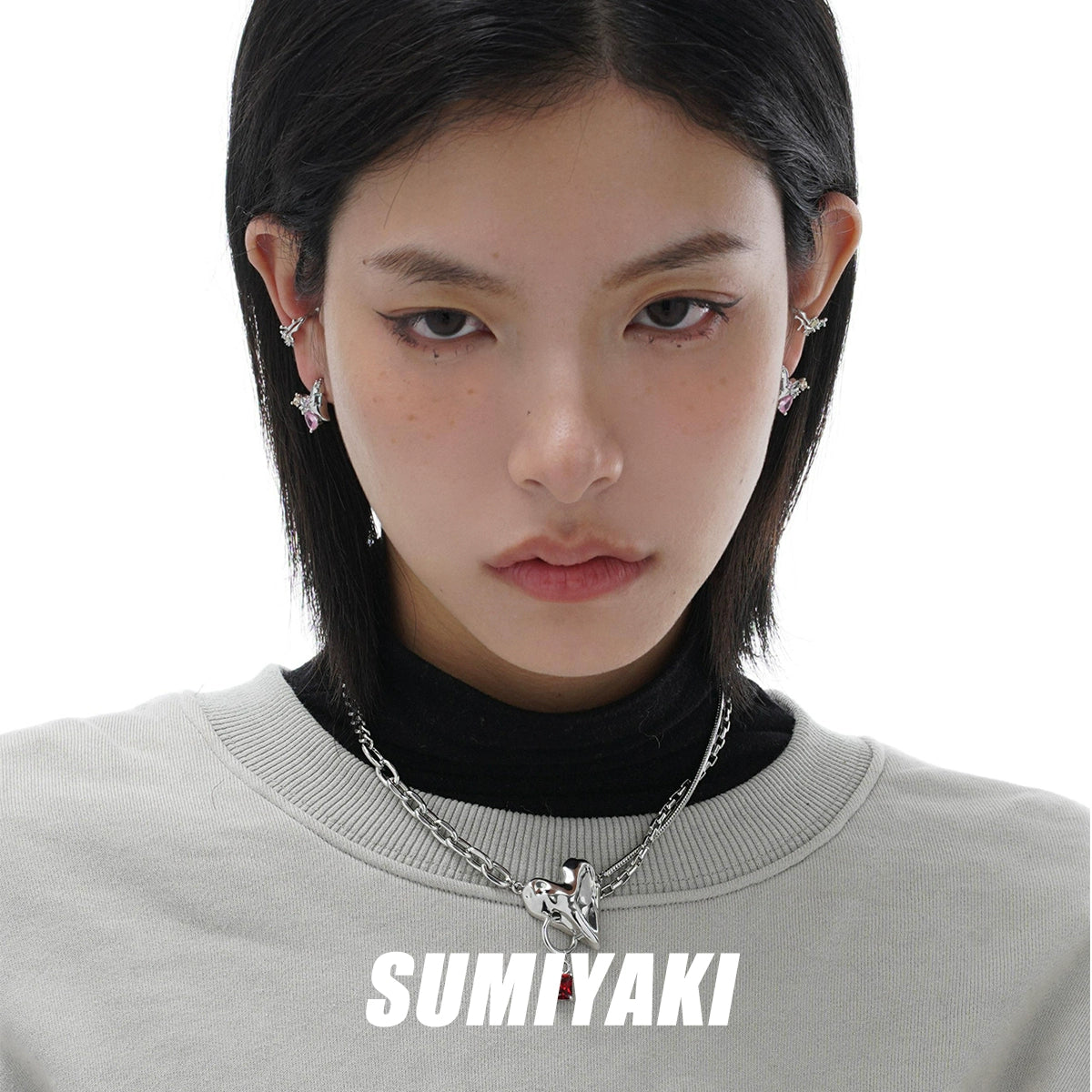 叠戴神器！SUMIYAKI原创设计mini号耳夹简约百搭时尚耳饰女无耳洞