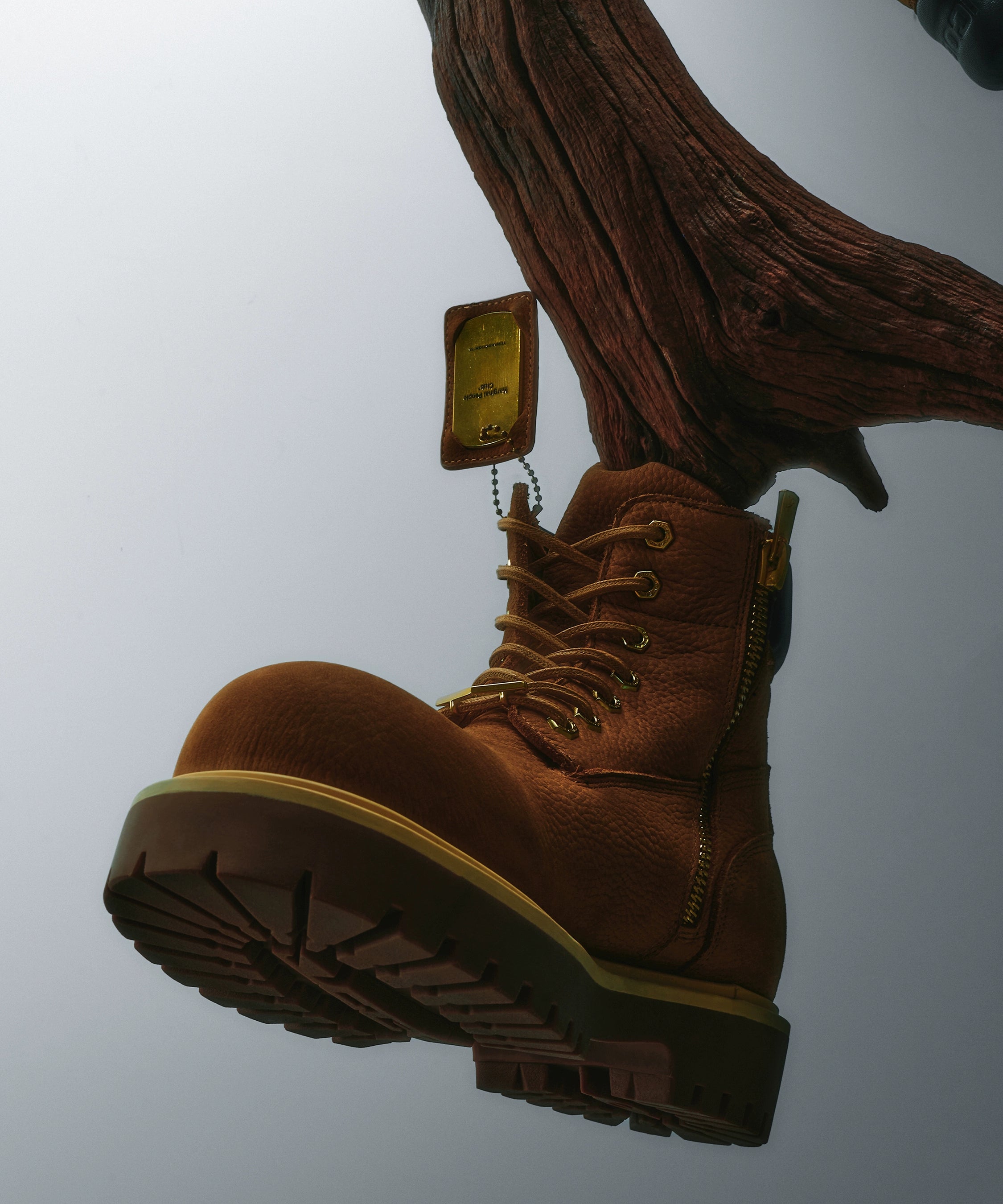 明星同款牛皮特质香厚底大黄靴马丁靴户外百搭秋冬TERRAINCOGNITA