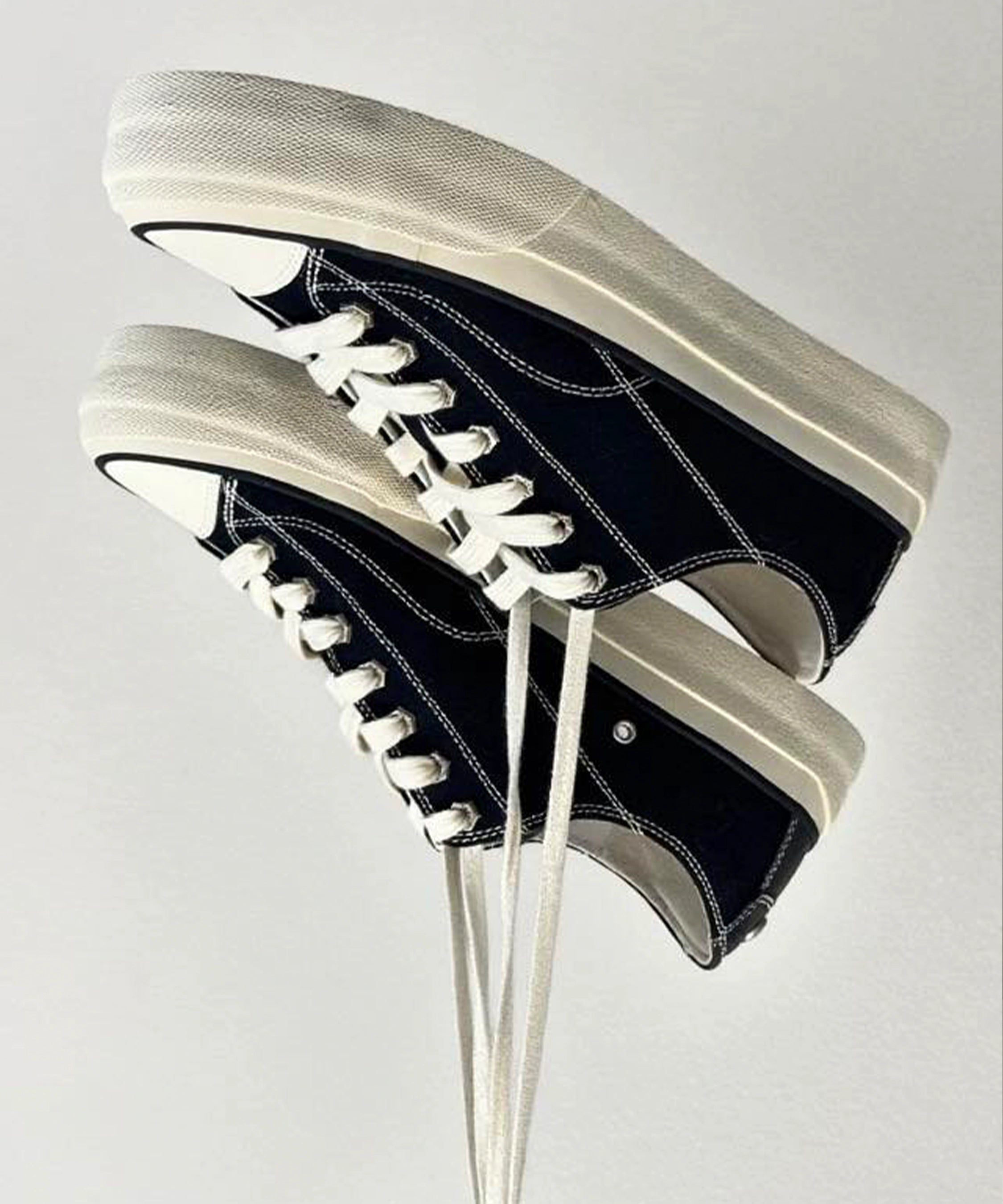 紫标牛皮拼接硫化低帮帆布板鞋休闲通勤厚底增高TERRAINCOGNITA