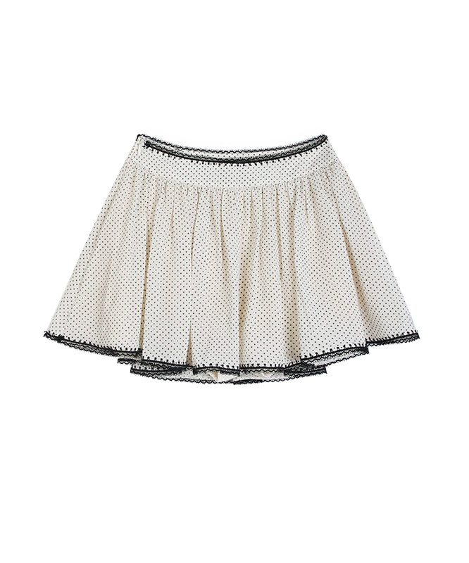 野生zero 辣妹套装裙女夏季吊带胸垫修身背心高腰a字波点半身裙子