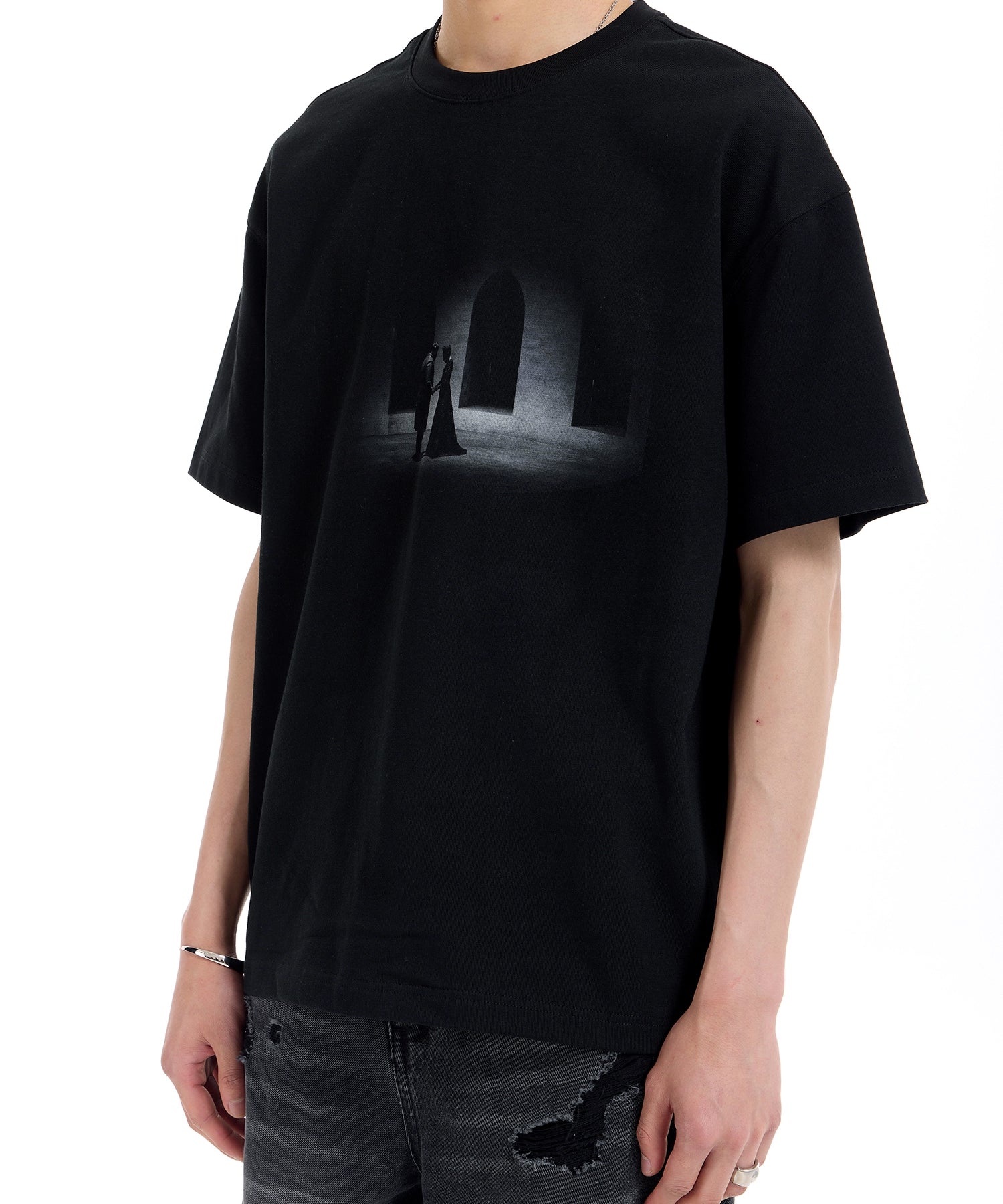 歌剧麦克白印花短袖休闲宽松百搭日常通勤T恤男女TERRAINCOGNITA