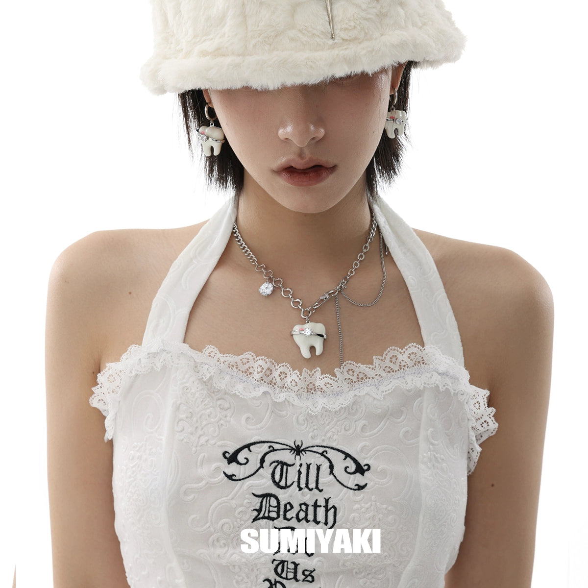 太可爱了吧！SUMIYAKI 甜酷限定 原创牙呀系列耳环