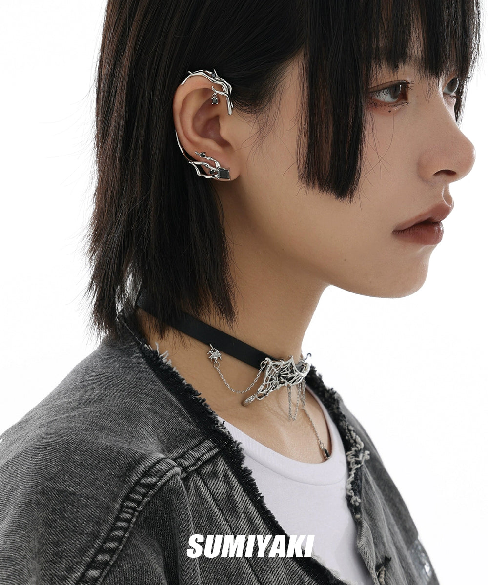 【蛛丝之舞 一场视觉盛宴】SUMIYAKI原创升级版 禁忌系列蛛丝耳钉