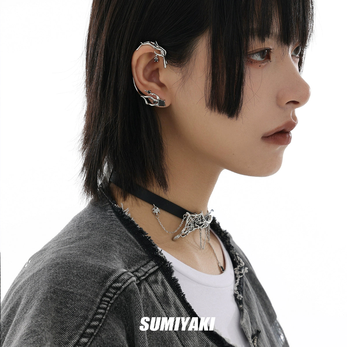 【蛛丝之舞 一场视觉盛宴】SUMIYAKI原创升级版 禁忌系列蛛丝耳钉