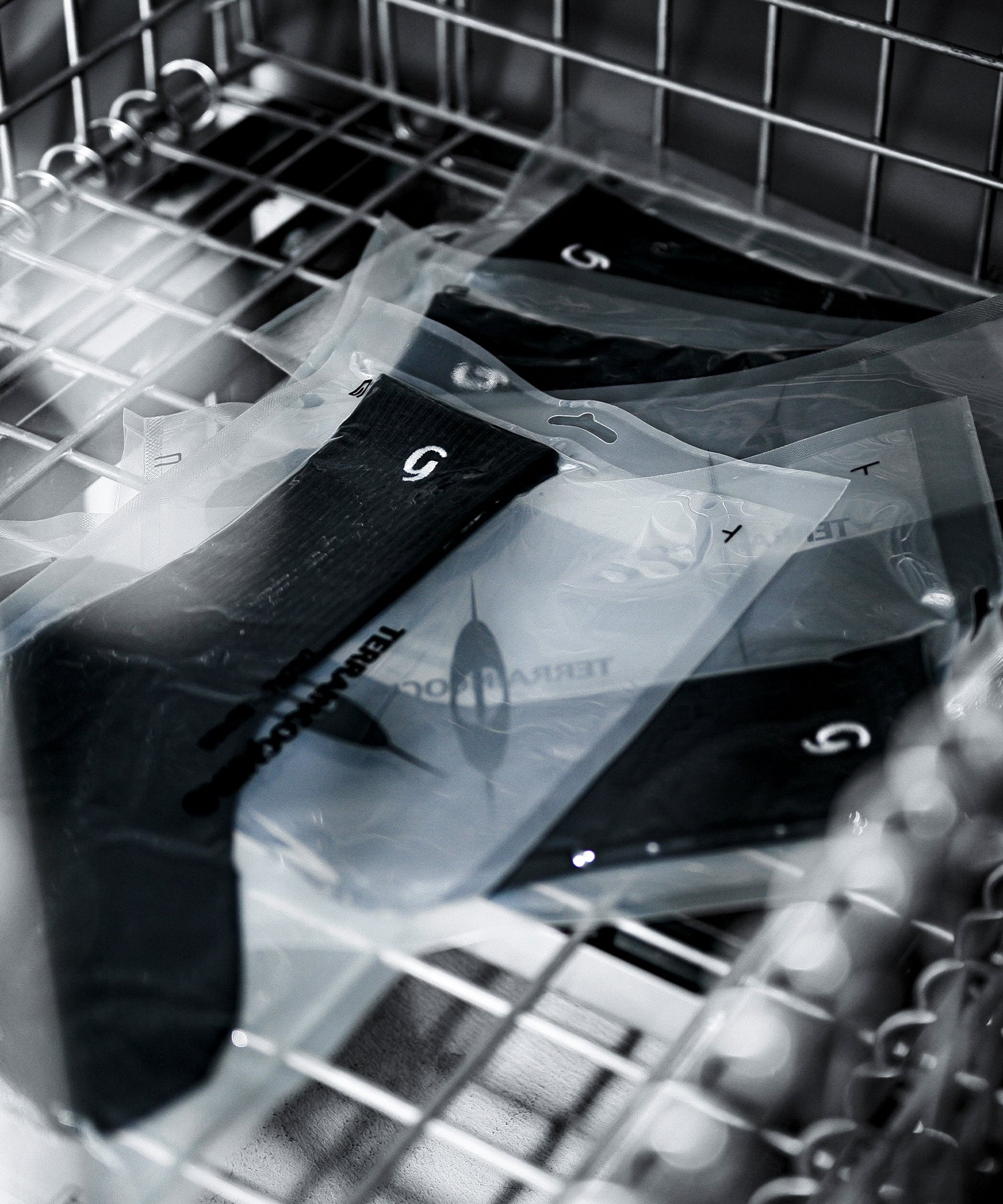 G刺绣144针刺绣精梳棉抗菌防臭毛巾底长袜子男女TERRAINCOGNITA