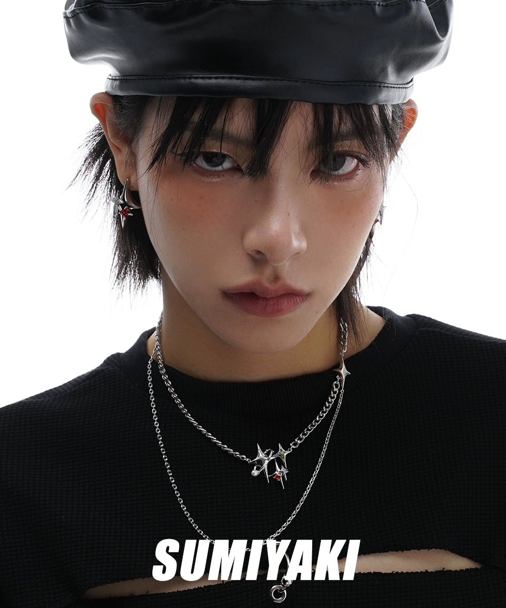 捂紧钱包再进！SUMIYAKI原创星体耳环新款星芒耳夹设计感甜酷耳饰