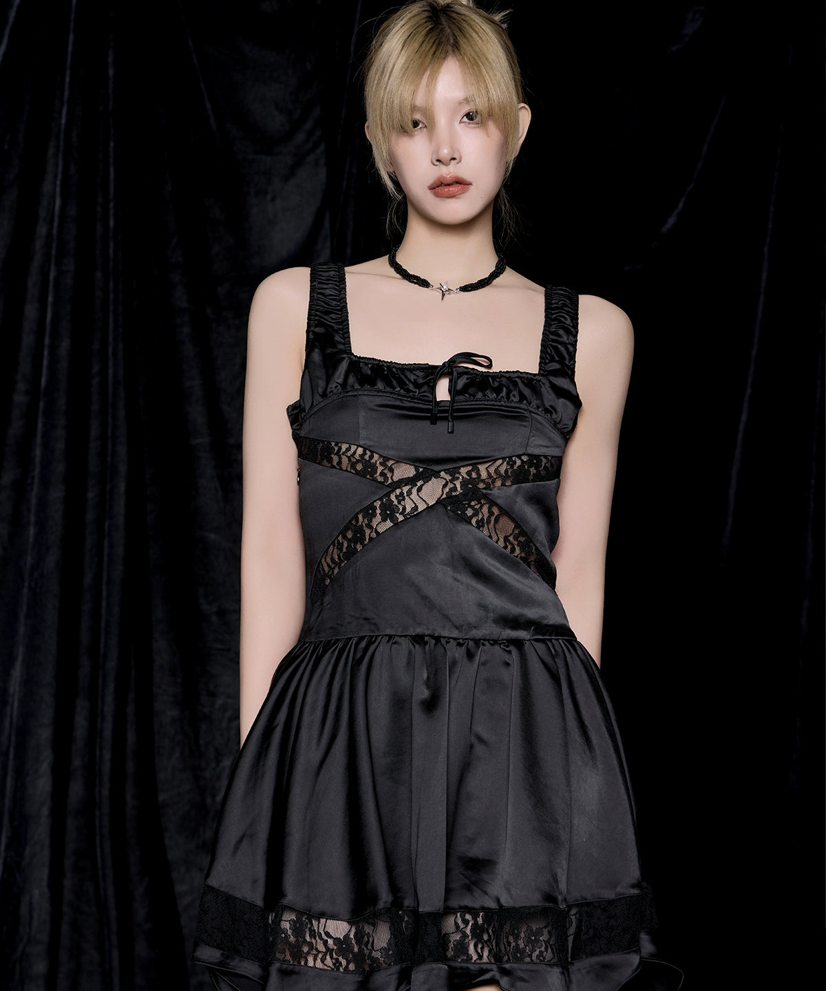 【小鬼同款】SUMIYAKI 珍珠芒星串珠项链轻奢小众项链甜酷锁骨链