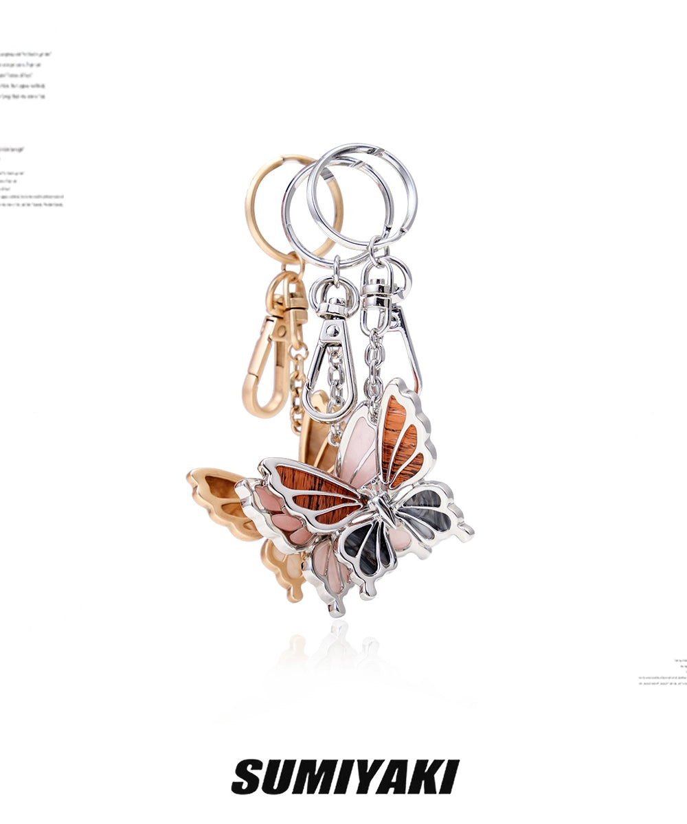 直接封神的破茧蝴蝶钥匙扣！SUMIYAKI 包包挂件小众设计钥匙扣