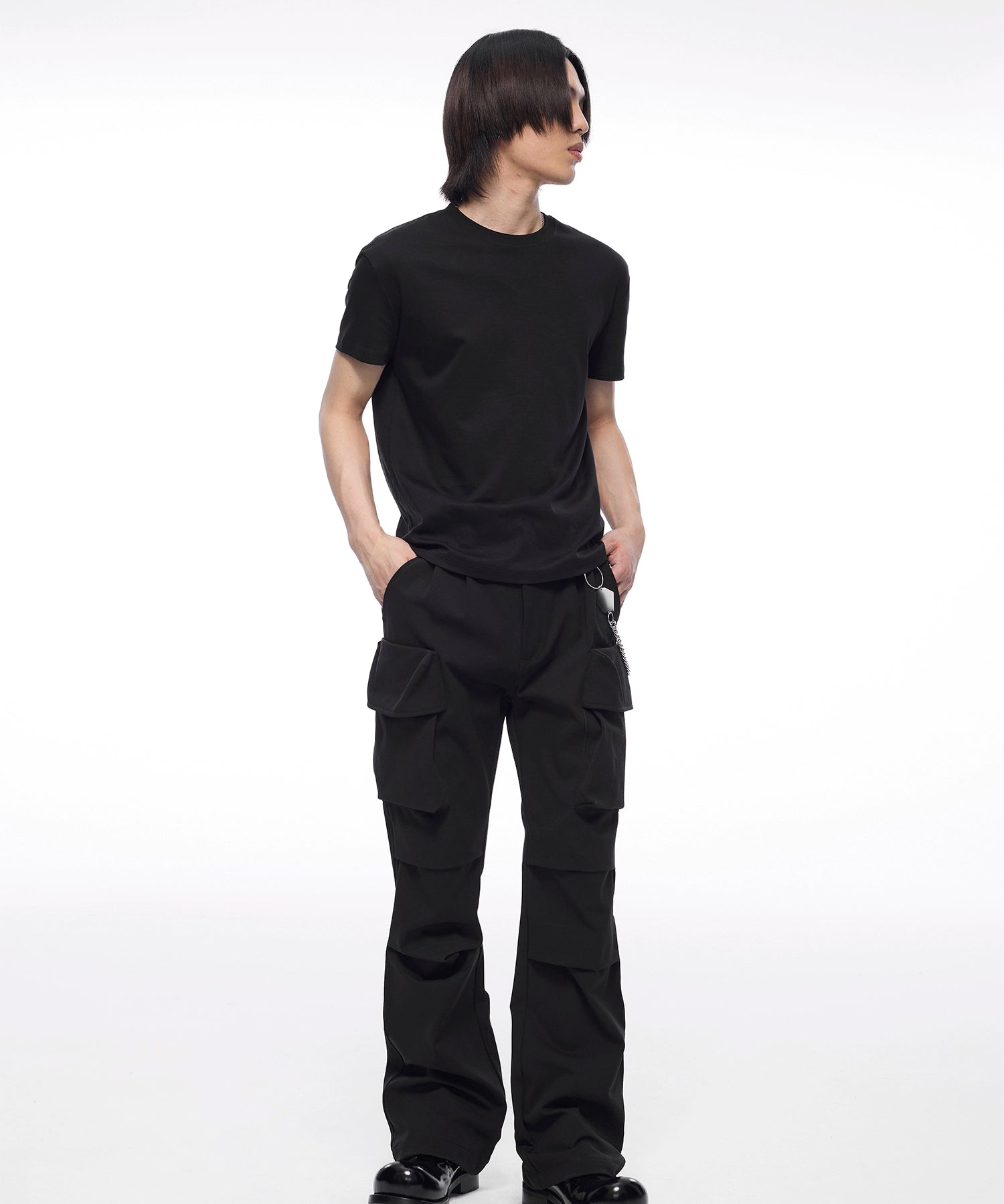 【第二件0元】TERRAINCOGNITA丝光液氨纯棉短袖T恤男合身百搭