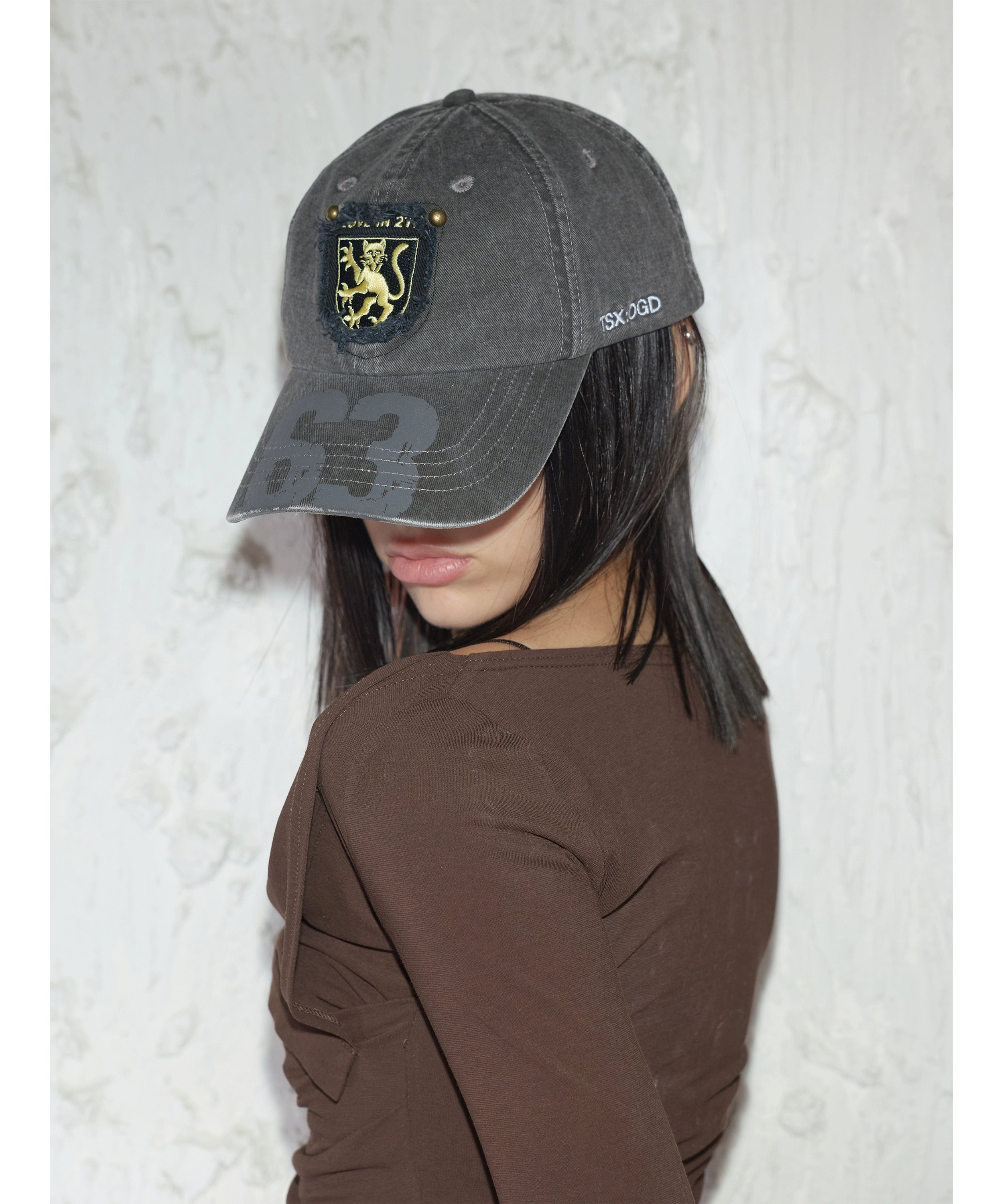 2th Desire原创美式复古设计字母印花刺绣高街休闲棒球鸭舌帽帽子