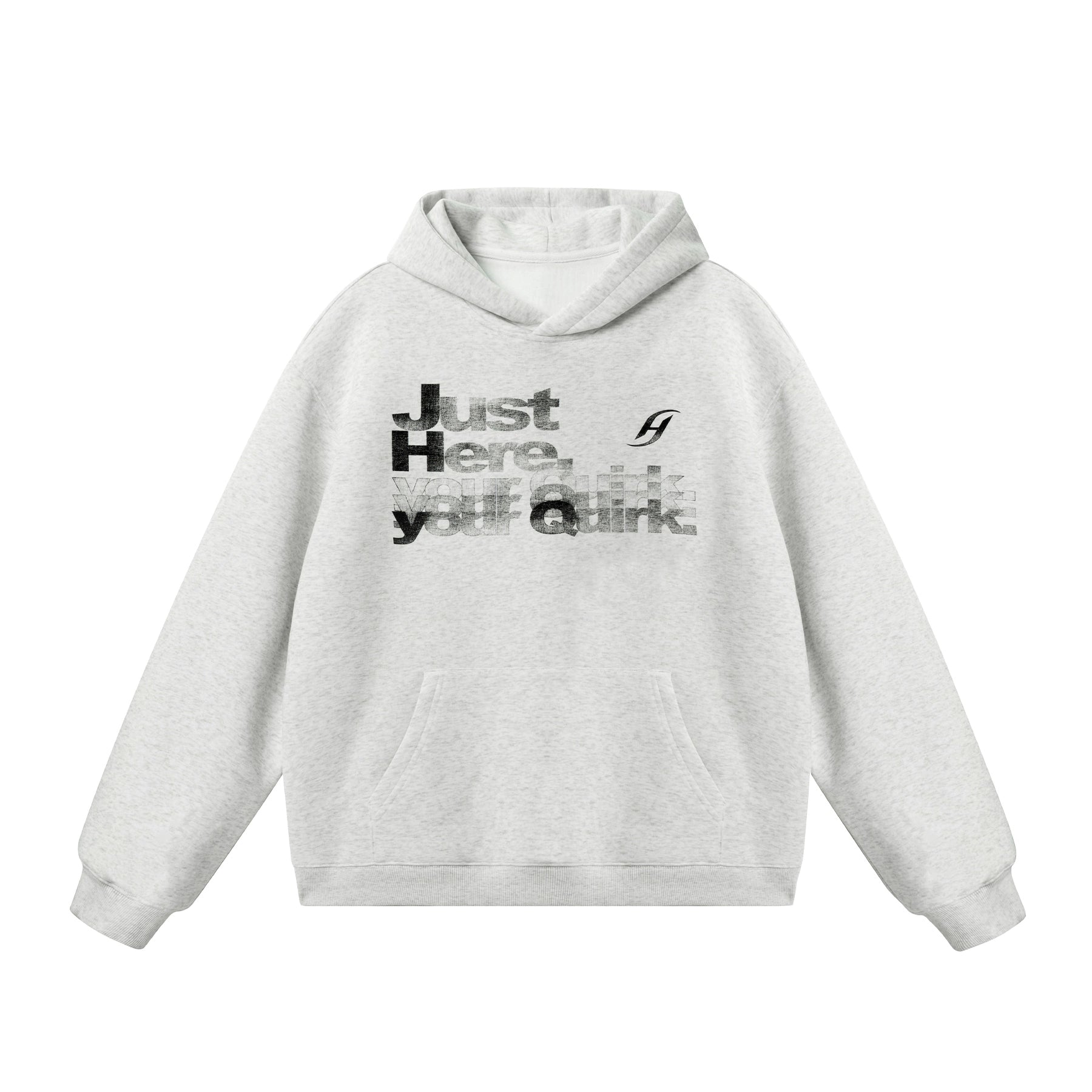 【就在这里，你的怪癖】JHYQ印花创意连帽卫衣男宽松情侣帽衫外套