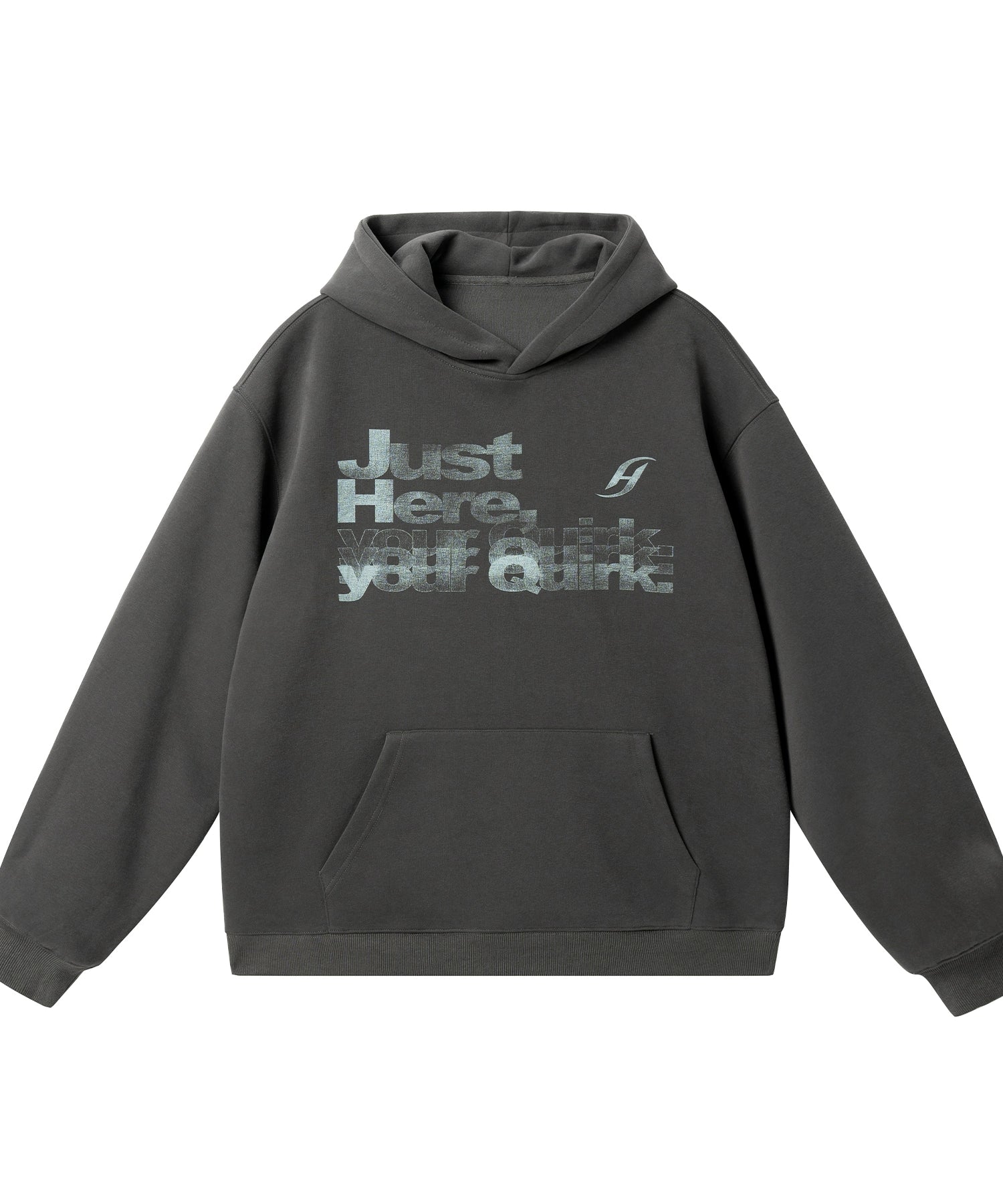 【就在这里，你的怪癖】JHYQ印花创意连帽卫衣男宽松情侣帽衫外套